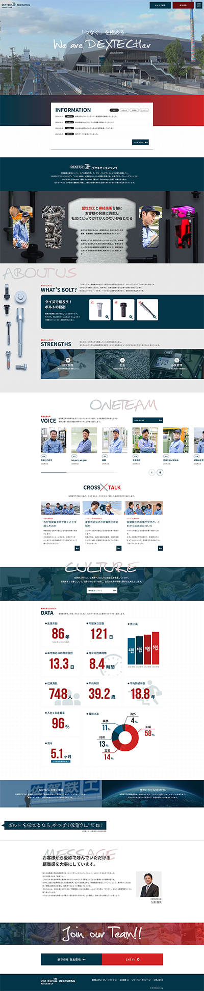 株式会社 佐賀鉄工所(DEXTECH)様 採用サイト